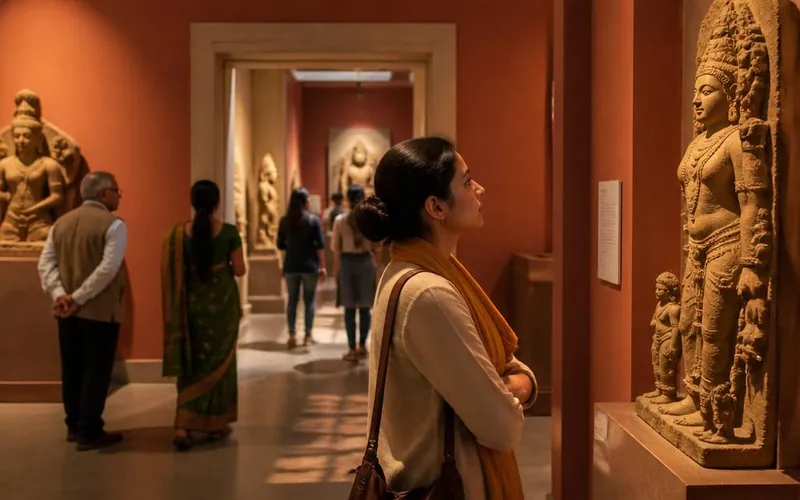 Bezoekers in een museumzaal — sfeerbeeld bij de Kunst & Cultuur Cadeaukaart